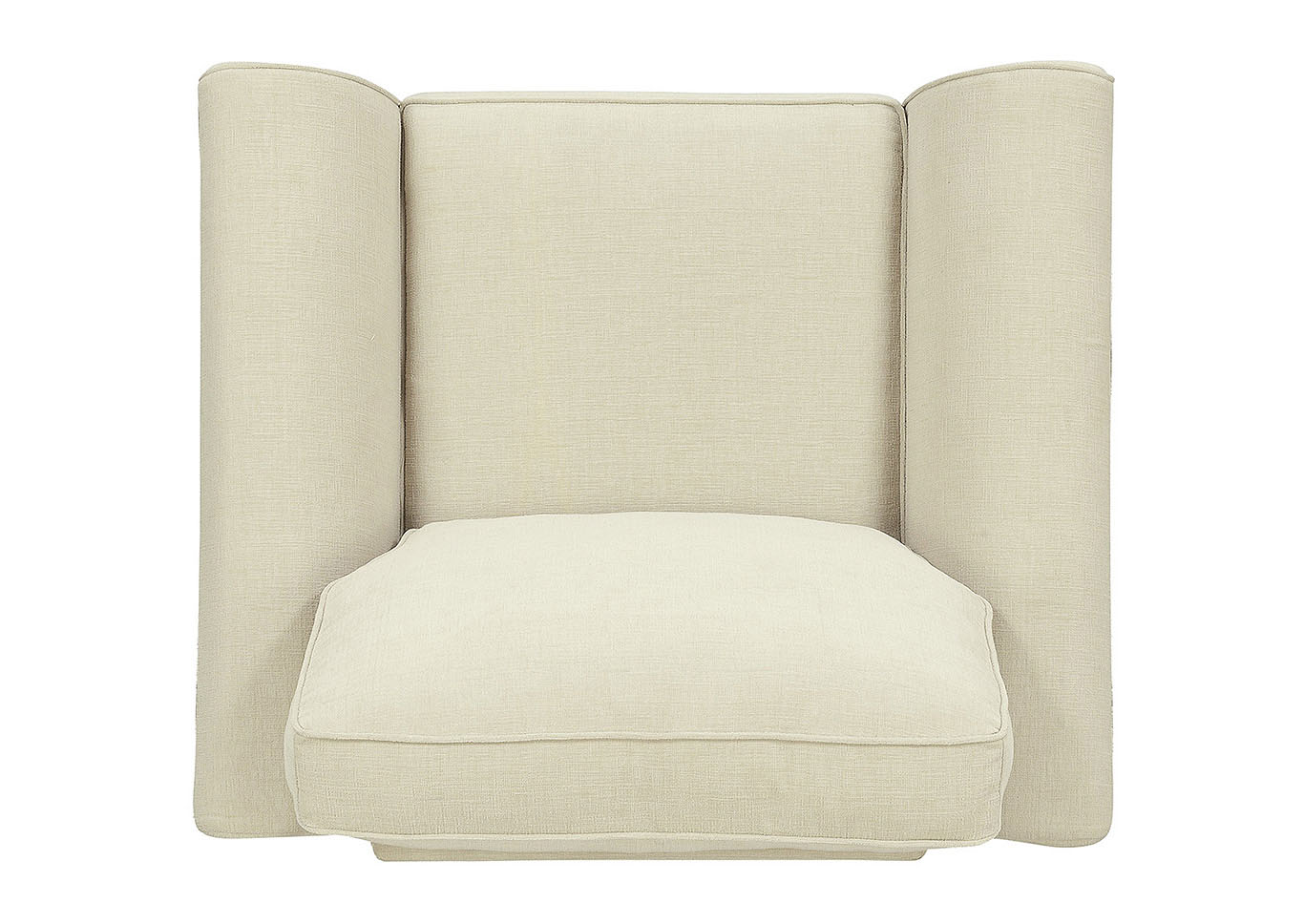 Isabella Cream Stationary Chair,Taba Home Furnishings